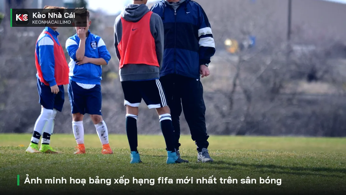 Ảnh minh hoạ bảng xếp hạng fifa mới nhất trên sân bóng
