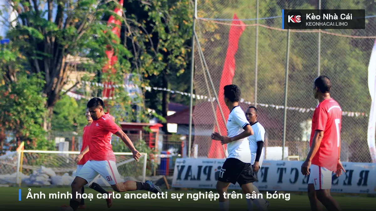 Ảnh minh hoạ carlo ancelotti sự nghiệp trên sân bóng