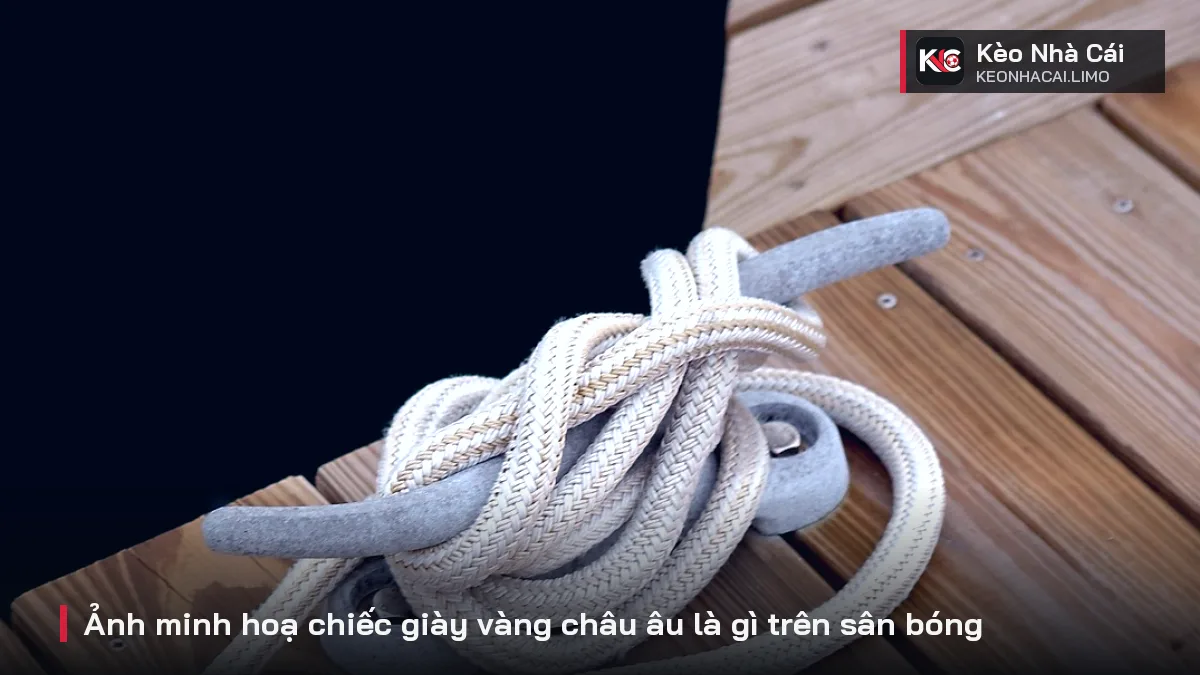 Ảnh minh hoạ chiếc giày vàng châu âu là gì trên sân bóng