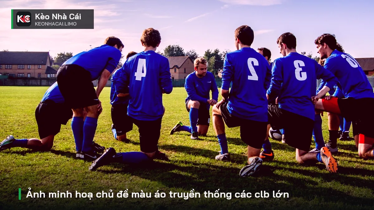 Ảnh minh hoạ chủ đề màu áo truyền thống các clb lớn