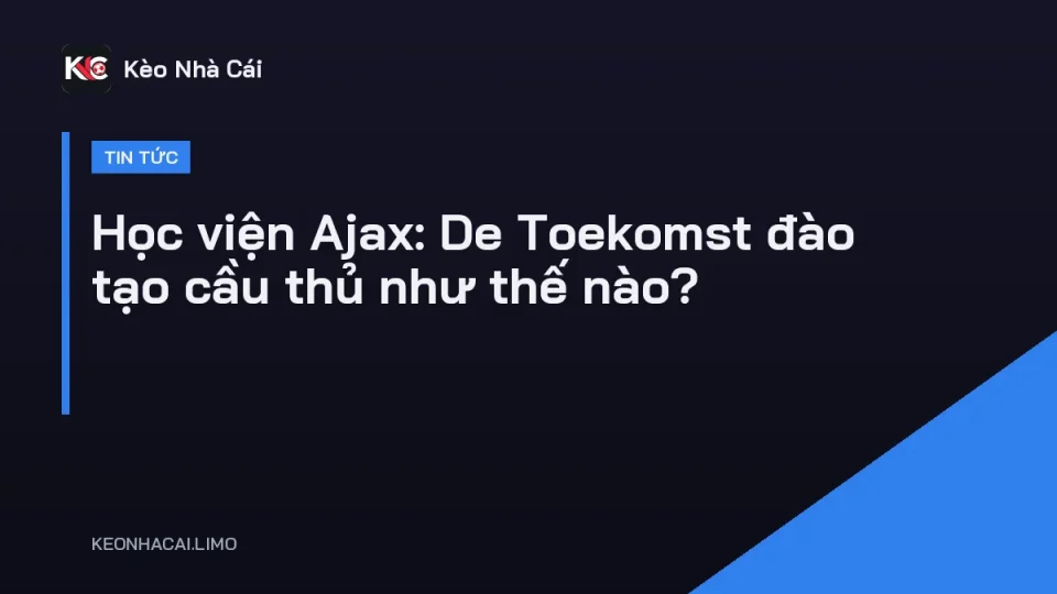 Các cầu thủ trẻ tập luyện tại học viện Ajax De Toekomst ở Amsterdam