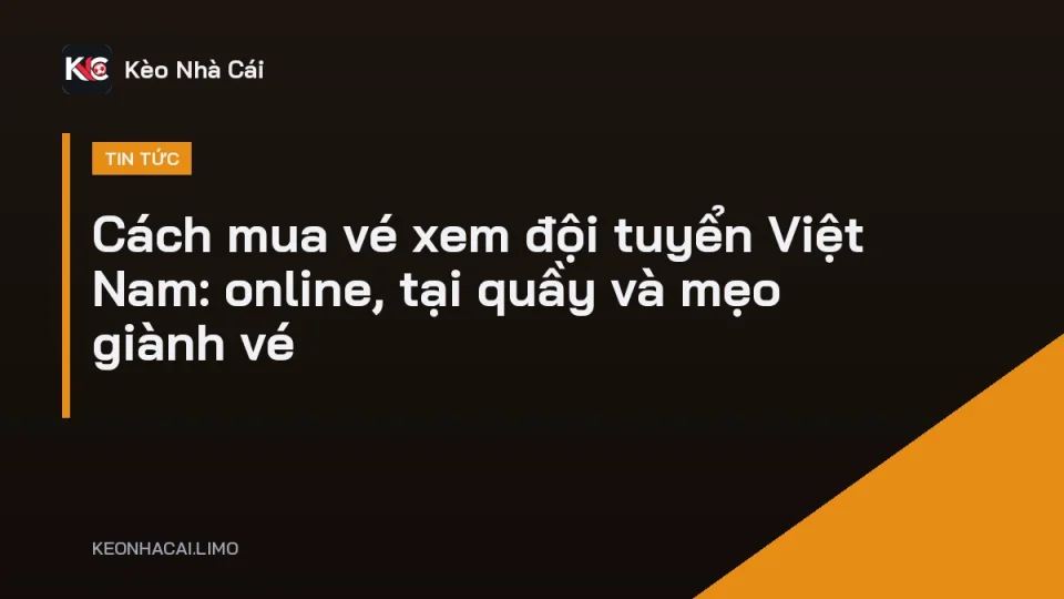Cách mua vé xem đội tuyển Việt Nam, cổ động viên cầm vé ở Mỹ Đình
