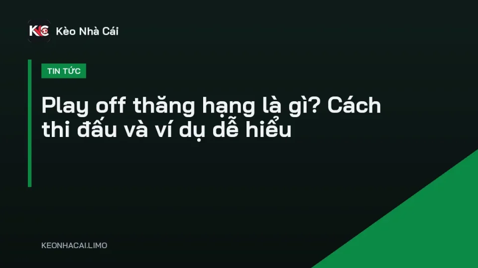 Cầu thủ ăn mừng chiến thắng trận play off thăng hạng trên sân vận động đông kín khán giả