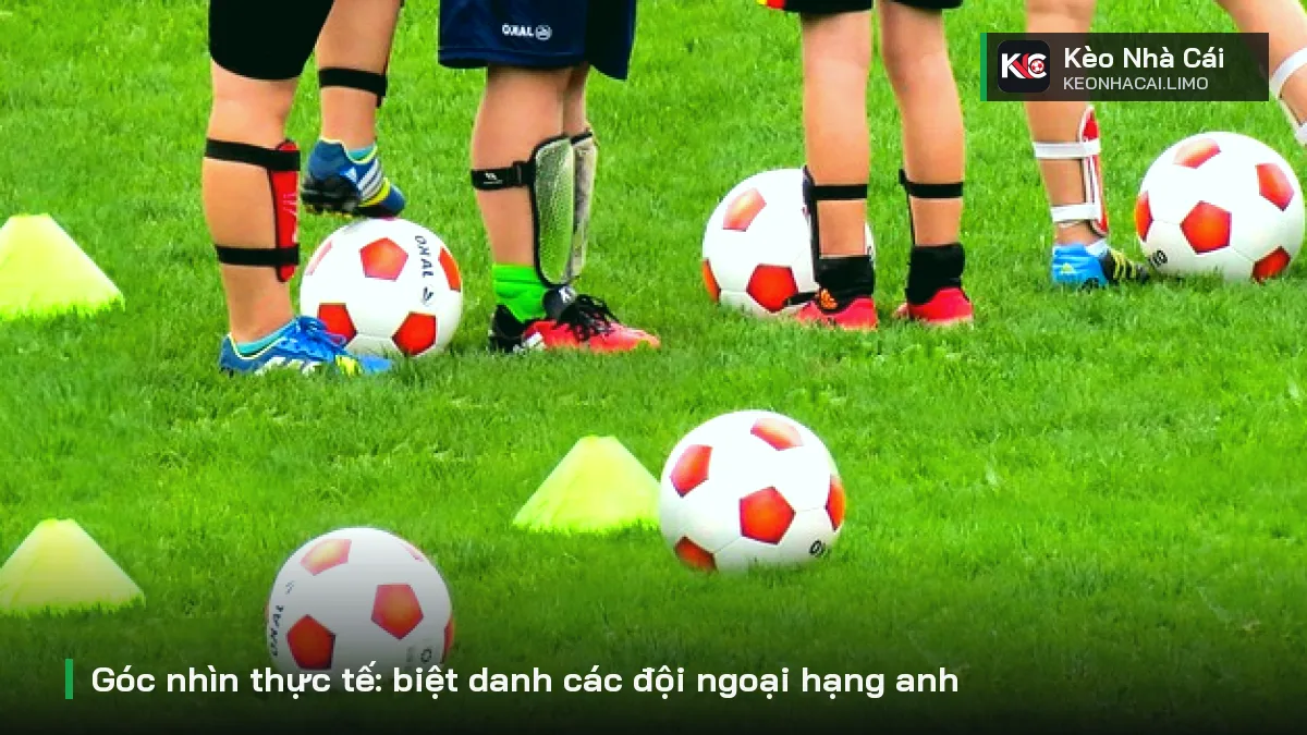 Góc nhìn thực tế: biệt danh các đội ngoại hạng anh