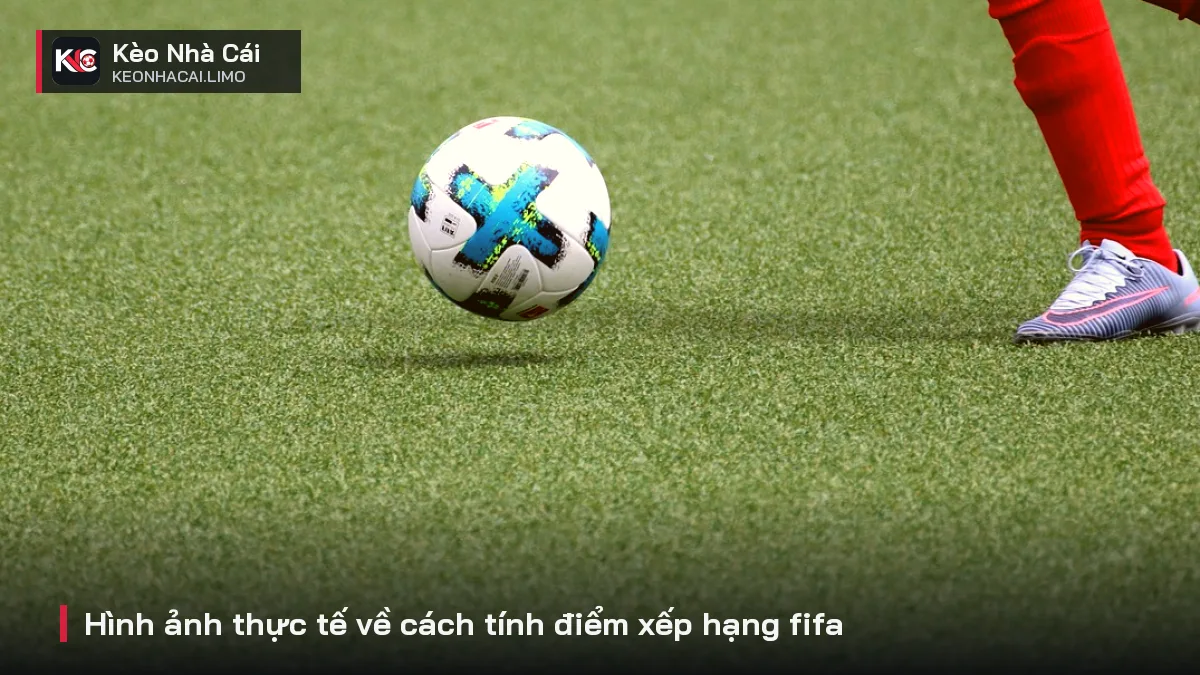 Hình ảnh thực tế về cách tính điểm xếp hạng fifa