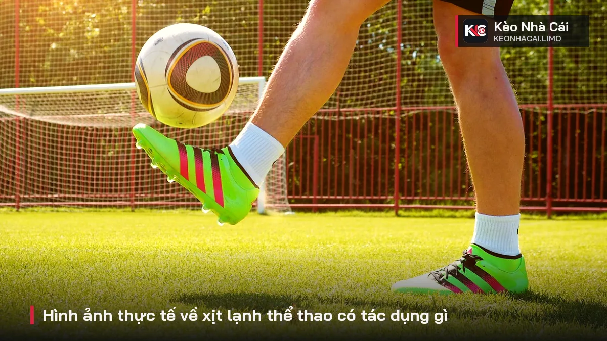 Hình ảnh thực tế về xịt lạnh thể thao có tác dụng gì