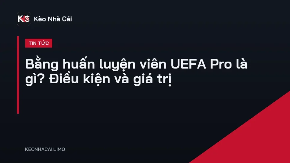 Huấn luyện viên đứng bên đường biên chỉ đạo, minh hoạ bằng huấn luyện viên UEFA Pro