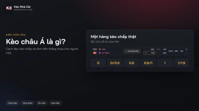 Kèo châu Á là gì? Cách đọc kèo chấp cho người mới