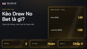 Kèo Draw No Bet là gì? Hoà hoàn tiền và cách quy đổi từ 1X2