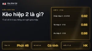 Kèo hiệp 2 là gì? Đếm bàn từ đầu hiệp 2 và cách tính tiền
