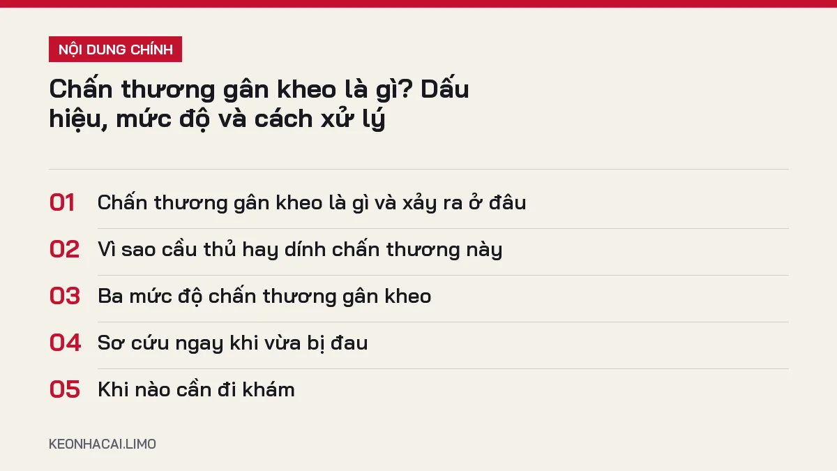Tóm tắt nội dung chấn thương gân kheo là gì, 5 ý chính cần biết
