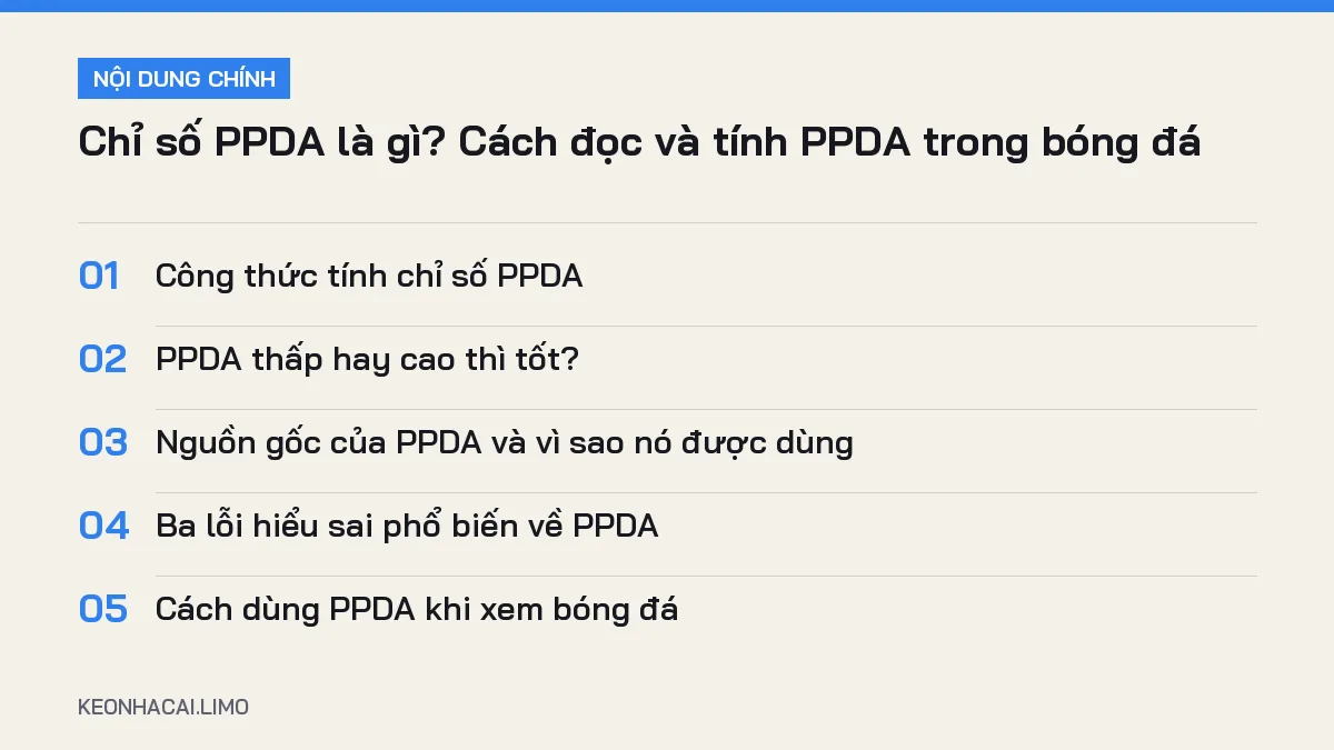 Tóm tắt nội dung chỉ số ppda là gì, 5 ý chính cần biết