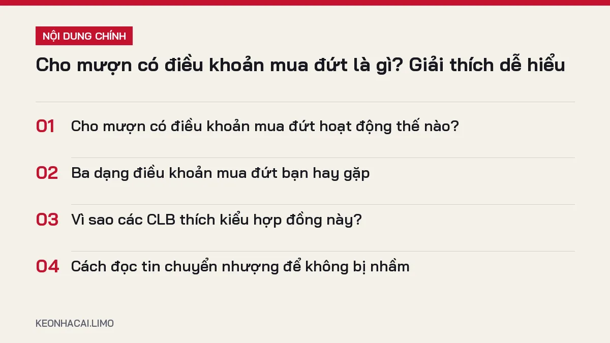 Tóm tắt nội dung cho mượn có điều khoản mua đứt là gì, 4 ý chính cần biết