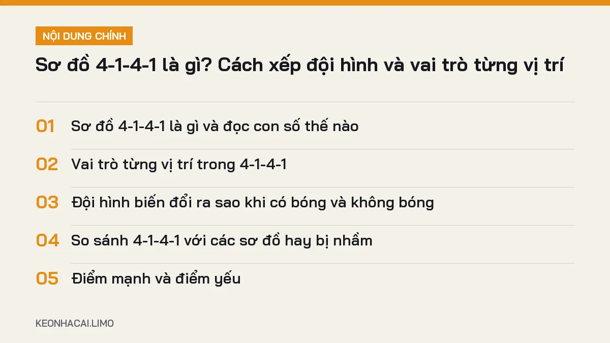 Tóm tắt nội dung sơ đồ 4-1-4-1 là gì, 5 ý chính cần biết