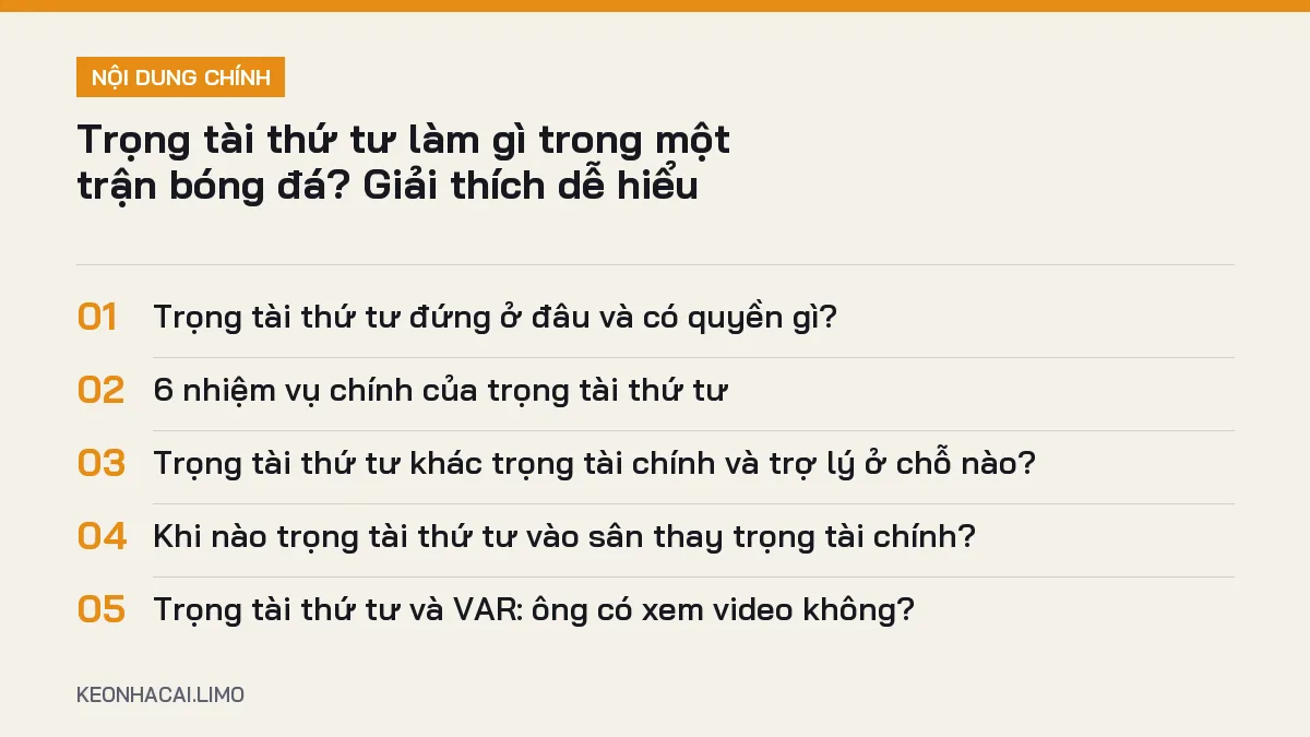 Tóm tắt nội dung trọng tài thứ tư làm gì, 5 ý chính cần biết